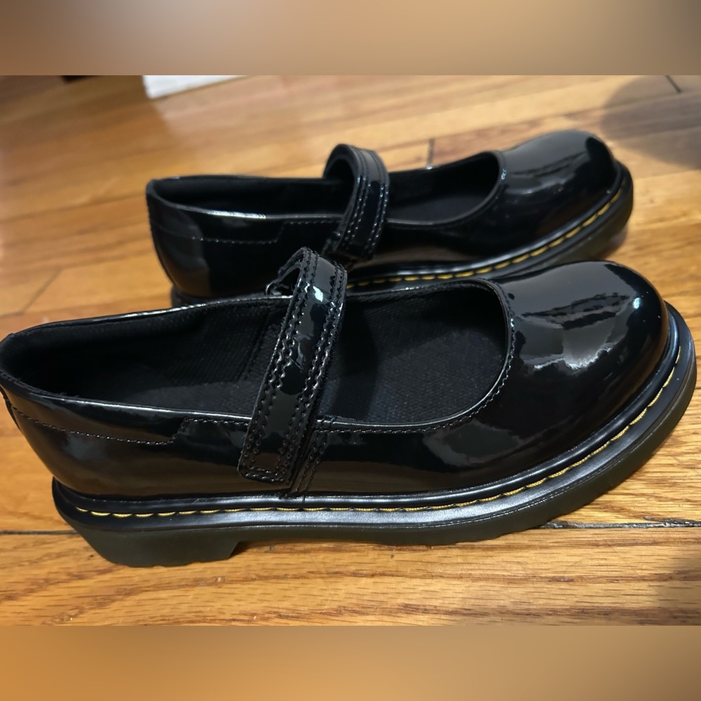 Dr Martens Youth Mary Jane’s - Black - Patent Leather - Size: 3 - NEW